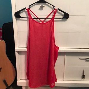 Lululemon red tank top